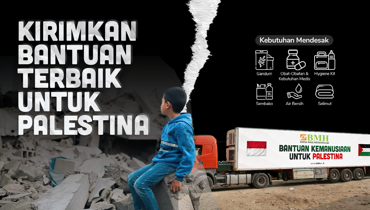Kirim Bantuan untuk Warga Palestina